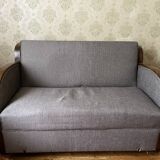 2-seater art deco sofa bed