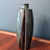 Japanese bronze vase with green patina