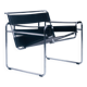 Chaise Wassily de Marcel Breuer, fabriquée en Italie, années 1970