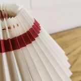 Pair of lamps and pleated lampshades