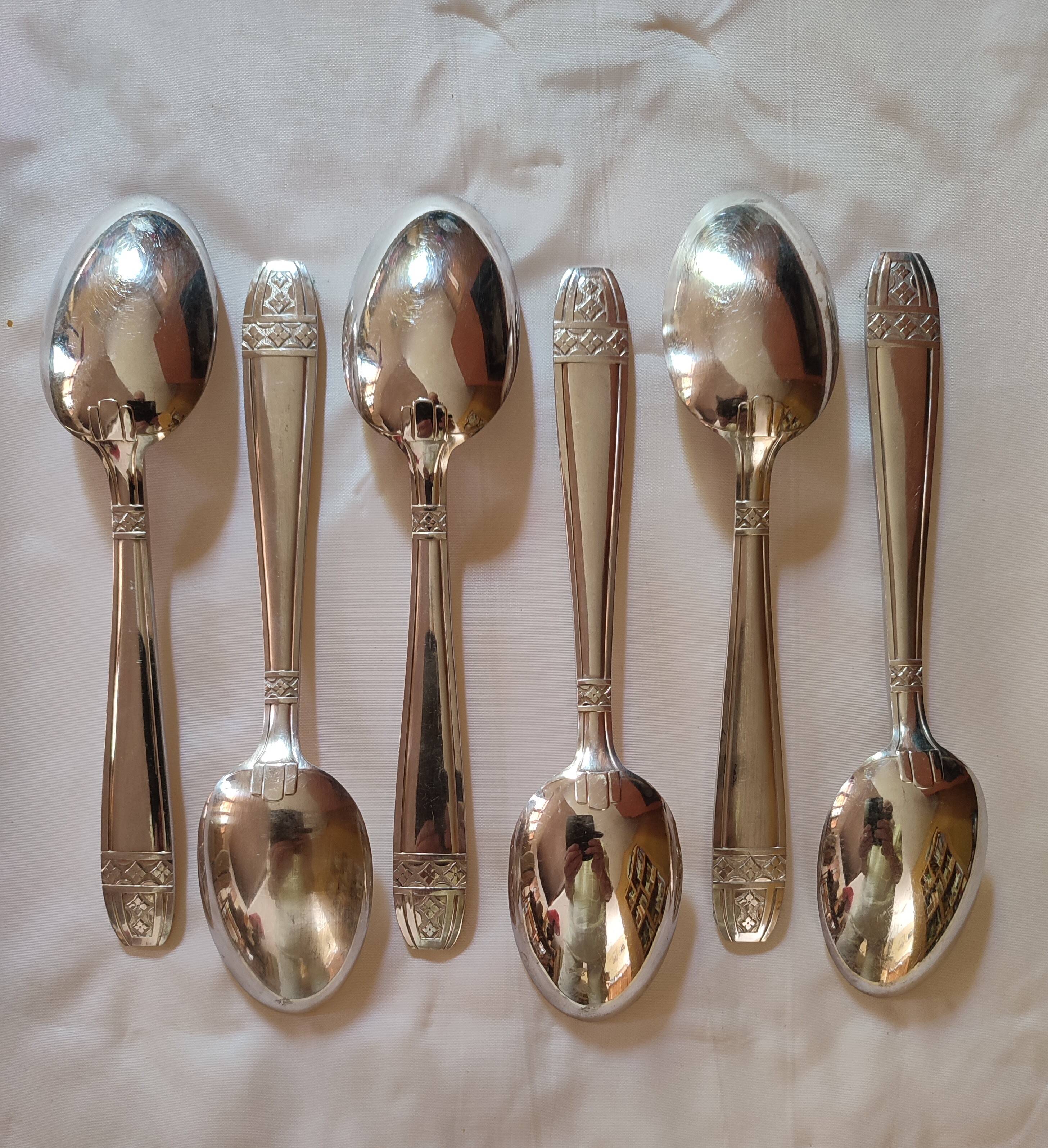 Silver-plated cutlery set - monaco grand prix model with case