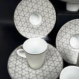 Set of 6 Raynaud Silver coffee cups, shaking cups