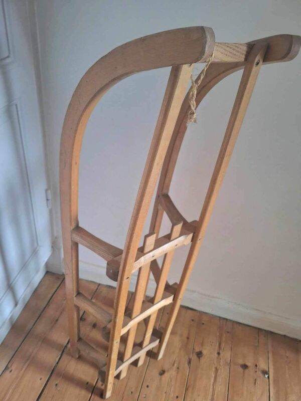 Luge vintage, décoration rétro