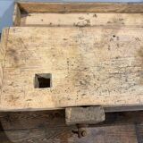 Raw wood workbench