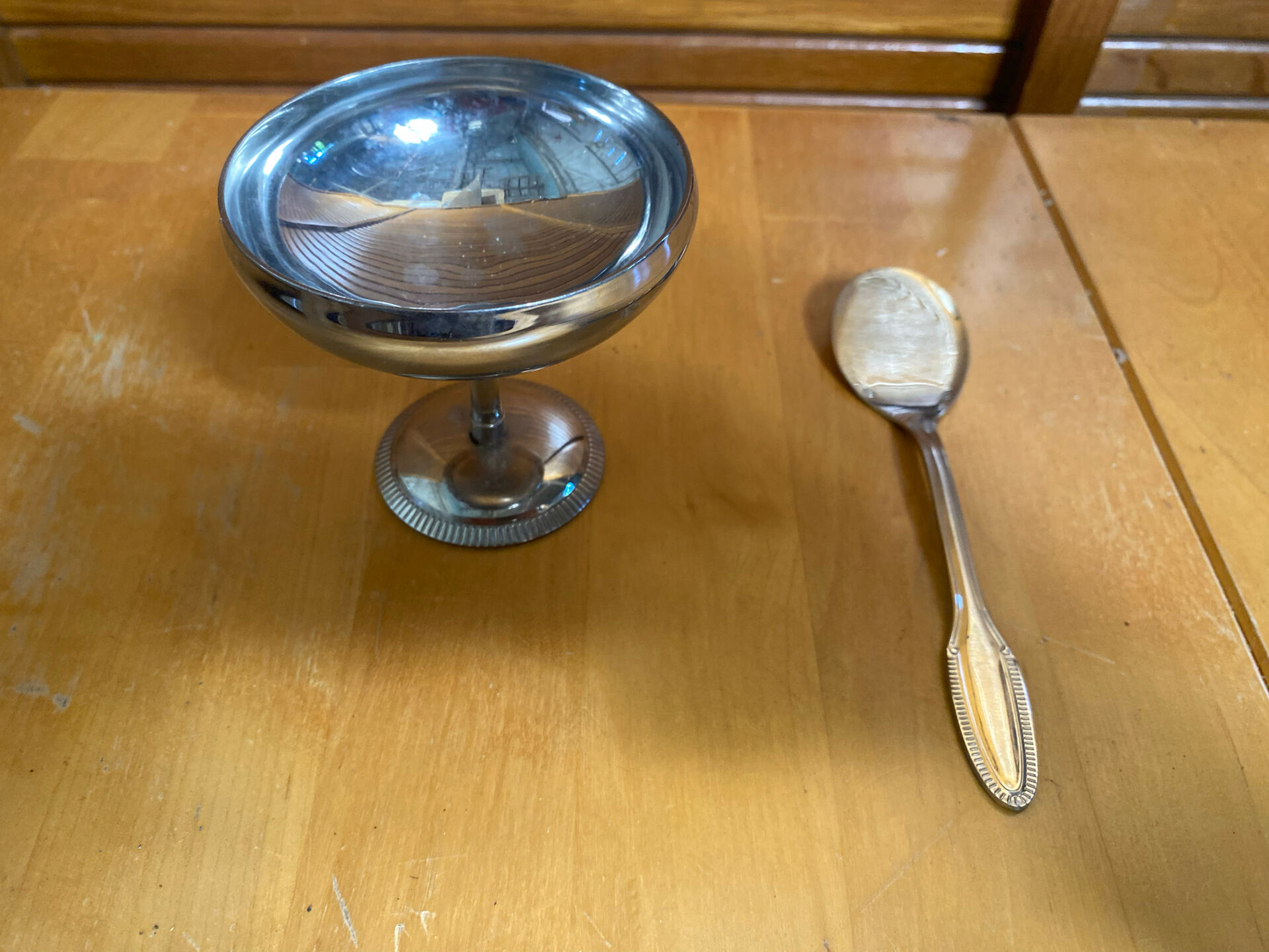 Service à glace rémy letang plateau + 6 coupes + 6 cuillères vintage #