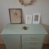 Chest of drawers, sideboard in painted wood