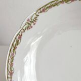 Compotier ancien en porcelaine du Vierzon A. Hache & cie art nouveau