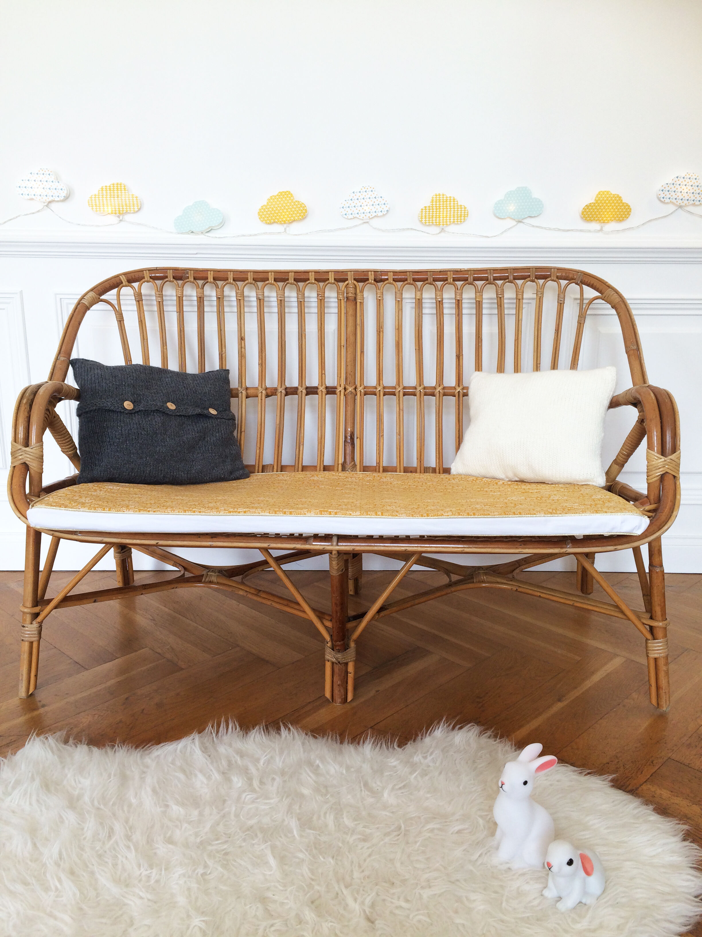 Bench into rattan "Comfy".