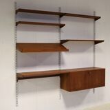 Vintage teak wall unit by Kai Kristiansen
