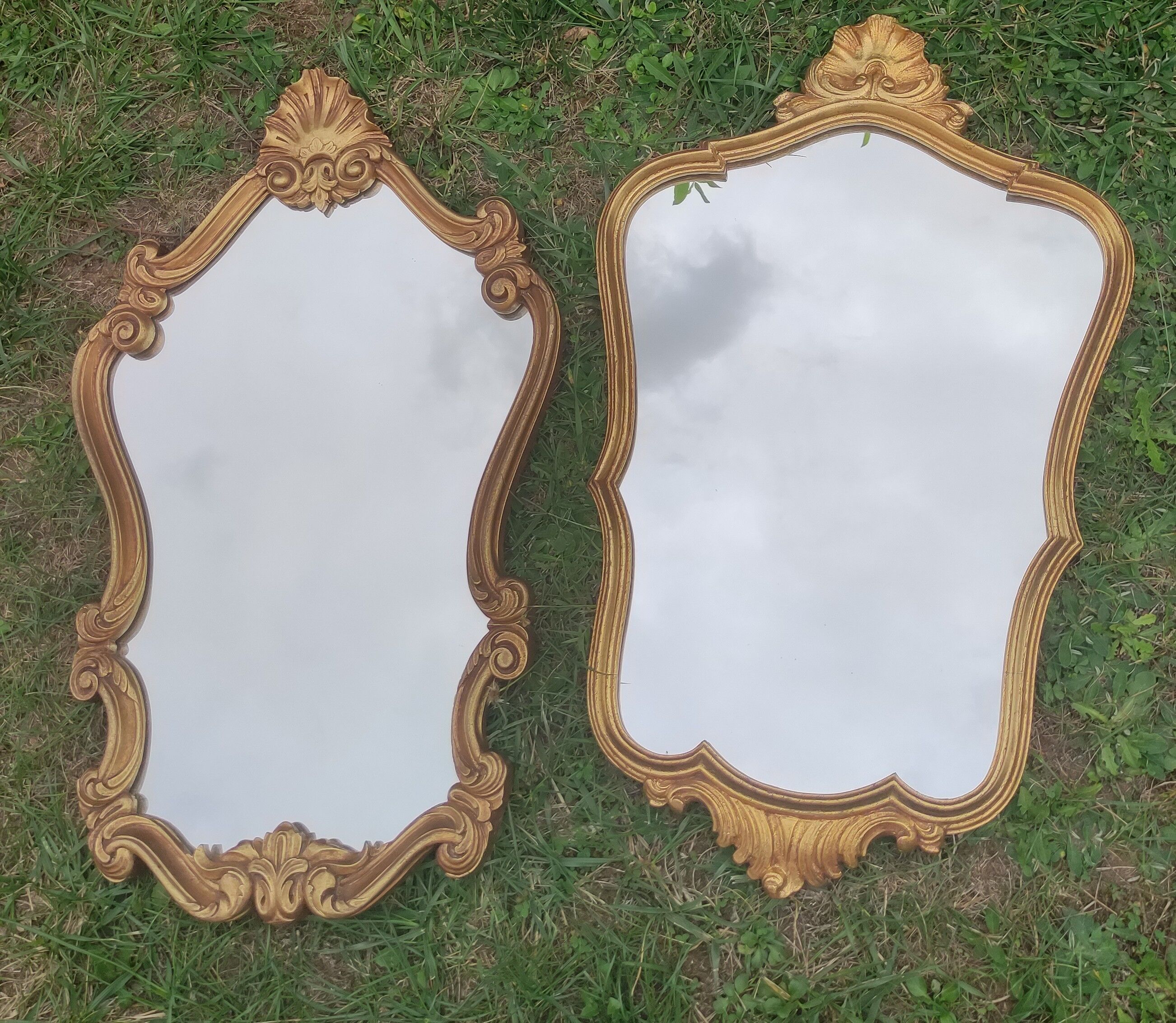 Rococo Baroque Gilded Mirror