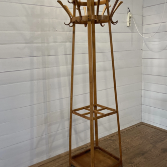 Vintage wooden coat rack by Kolo Moser for Thonet Vienna