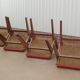Ensemble de quatre chaises maurice pré 1950