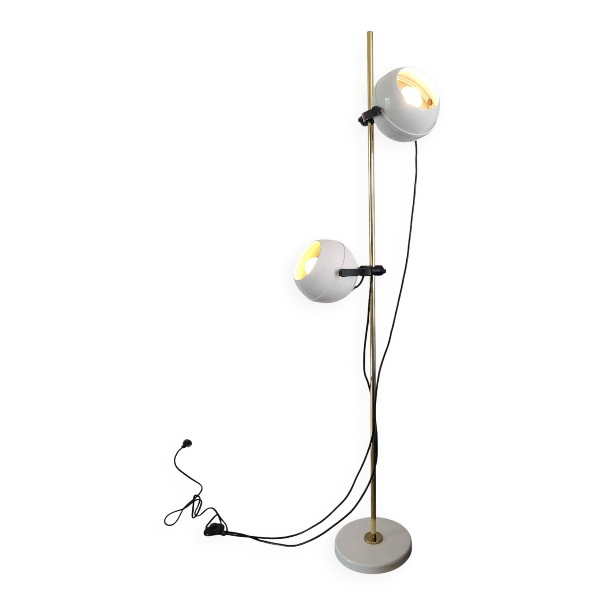 1970s vintage floor lamp eyes ball