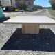 1970s travertine coffee table in italian design