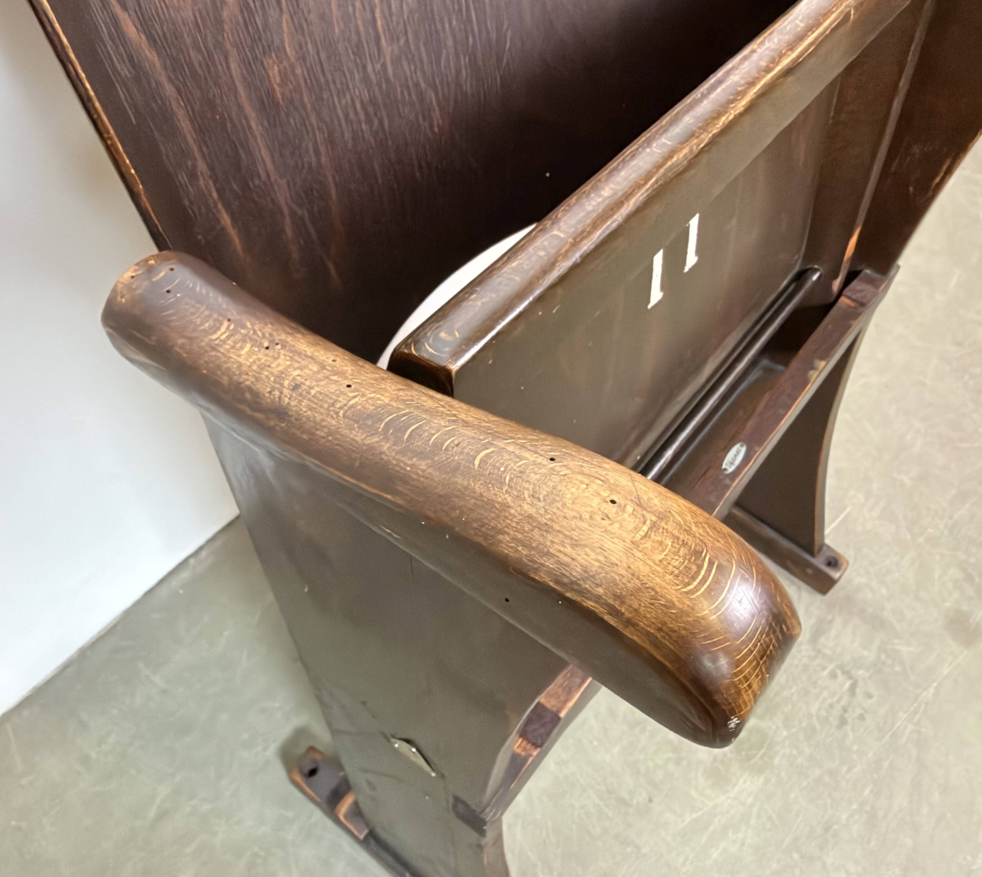 Vintage Cinema or Theatre Seat from Thonet, 1950s