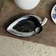 Pair of silver-plated bowls in the shape of a stylised leaf 11.5x22