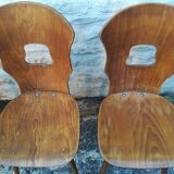 Mismatched bistro chairs