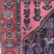Carpet old Persian Bijar 19th century handmade 110 X 189 CM