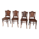 Suite de 4 chaises Jacob & Josef Kohn en bois courbé, vers 1900