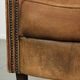Vintage sheepskin clubchair in a beautiful cognac colour with a sturdy look