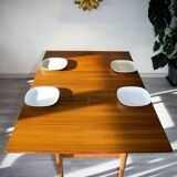 Scandinavian liftable coffee table, expandable "sm-rrebred" 1950-60