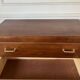 Commode en bois massif vintage années 60