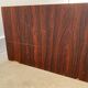 Mid Century rosewood cabinet with 2 beige plastic drawers