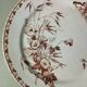 Assiette plate Sarreguemines U&C « Carmen » en terre de fer