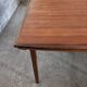 Table scandinave vintage avec rallonges