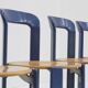 Vintage Bruno Rey dining chairs model 3300 set of 6