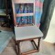 Set of 6 antique hazelwood chairs, 17th–18th century