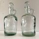 2 Vintage 70's Carafes Pourers Bottles Pitchers Olive Oil Vinegar Art