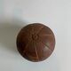 Vintage Leather Medicine Ball, 1960s