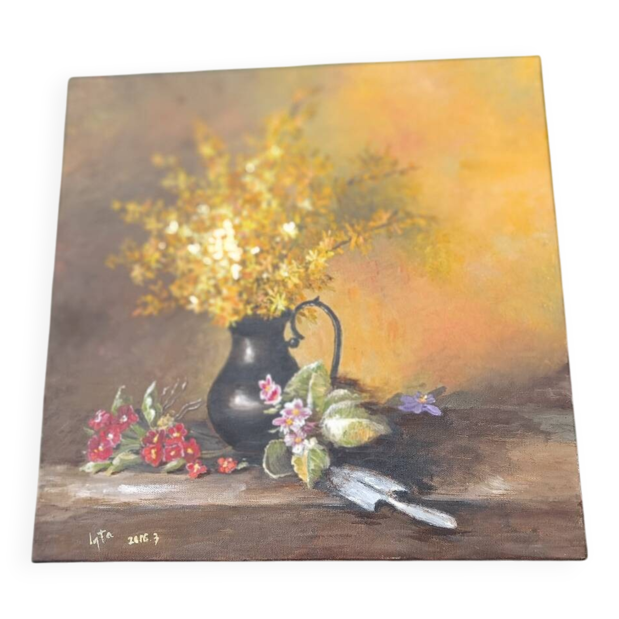 Painting on canvas by Sergei Toutounov
