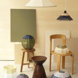 Woven dome suspension on metal structure / D 30cm