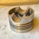 Ashtray piston design industrial workshop original aluminum cast iron vintage 70s