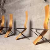 Series of 4 Chairs by Pietro Arosio for Airon 1980