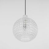 Stunning crystal glass pendant, Peill & Putzler, Germany, 1970s