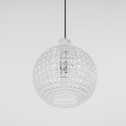 Stunning crystal glass pendant, Peill & Putzler, Germany, 1970s