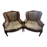 Pair of Bergère Armchairs