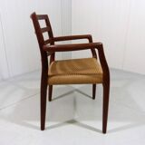 Chaise de bureau en teck modèle 68 de Niels Otto Møller pour J.L. Moller, Danemark