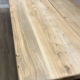 Solid walnut farmhouse table, stripped and varnished