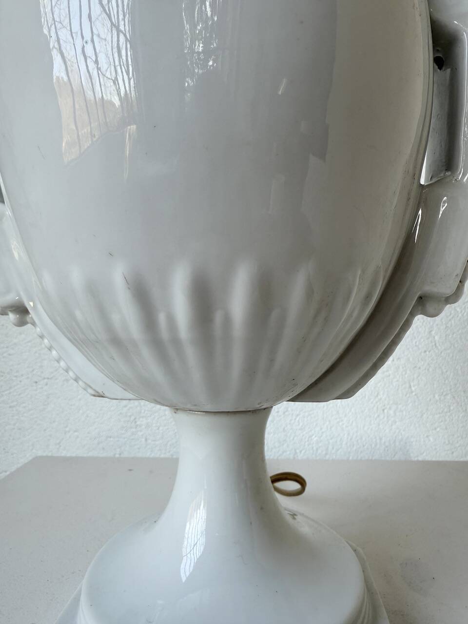 1940s ceramic lamp base