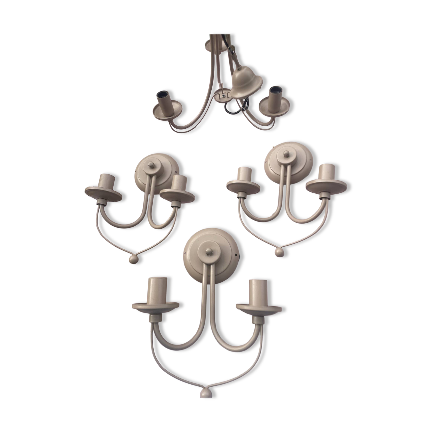 Chandeliers and wall lights