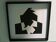 Tableau Vintage Art Optique - Victor Vasarely "Phantom" - Frame 40x40cm