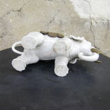 White porcelain elephant