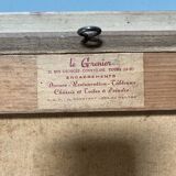 Tableau 1959 "The Sailboats" signed Ledien