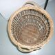 Panier corbeille en rotin vintage