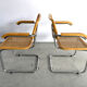 Vintage cantilever chairs attributed to Marcel Breuer 'Cesca' chair - 1970s - set of 2