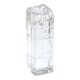 Czechoslovak bohemian crystal candle holder, 60s